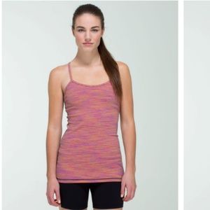 Lululemon Power Y Vintage Pink We Are From Space Sz 4